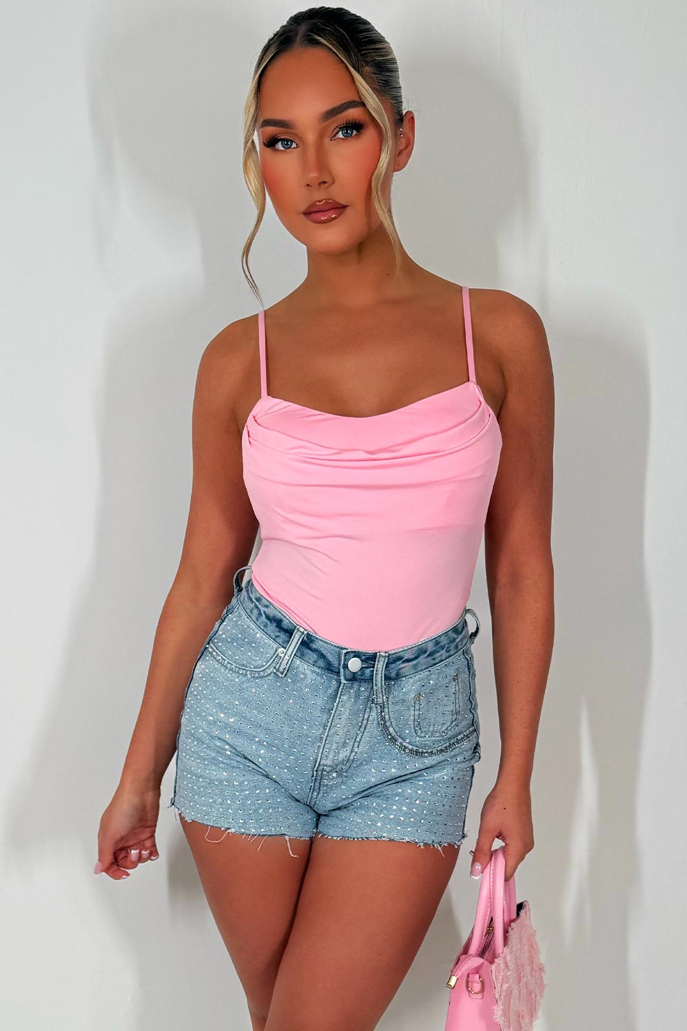 cowl neck going out top holiday occasion clothes