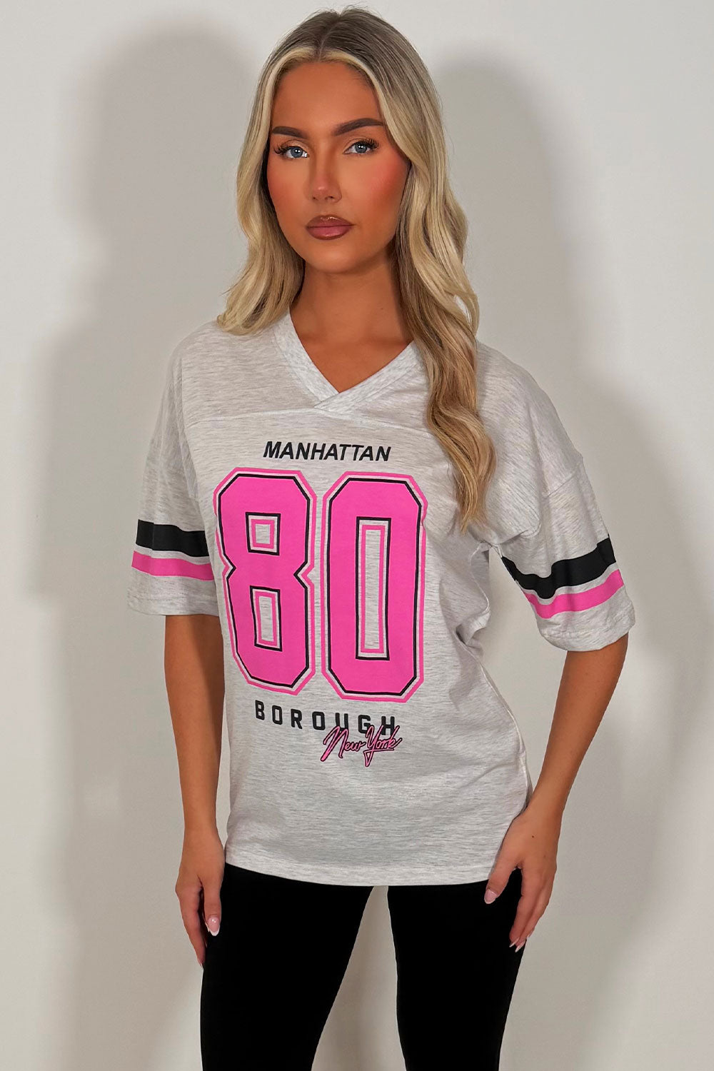 womens oversized t shirt everyday casual outfit styledup uk