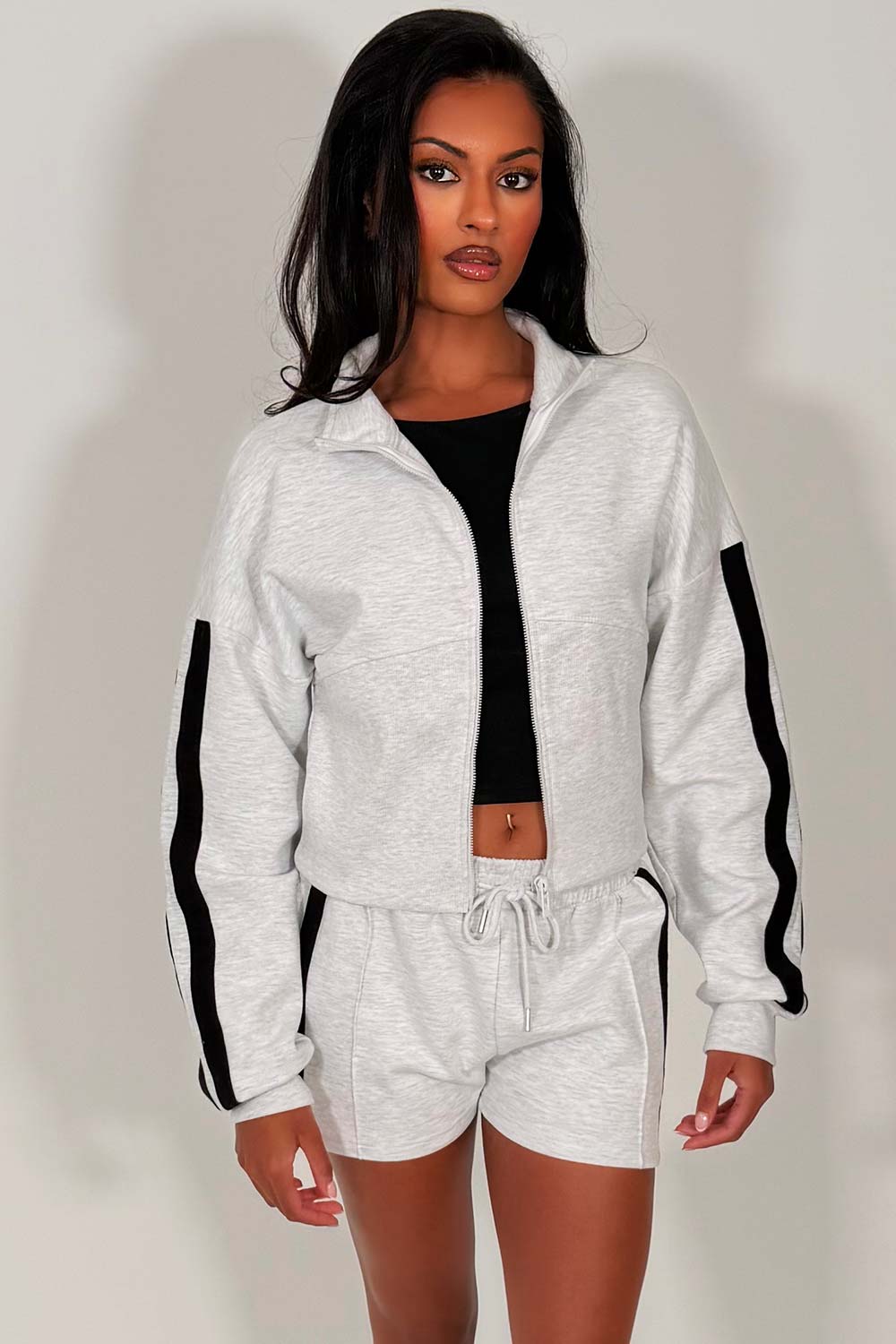 short tracksuit womens summer holiday outfit styledup whitefox uk