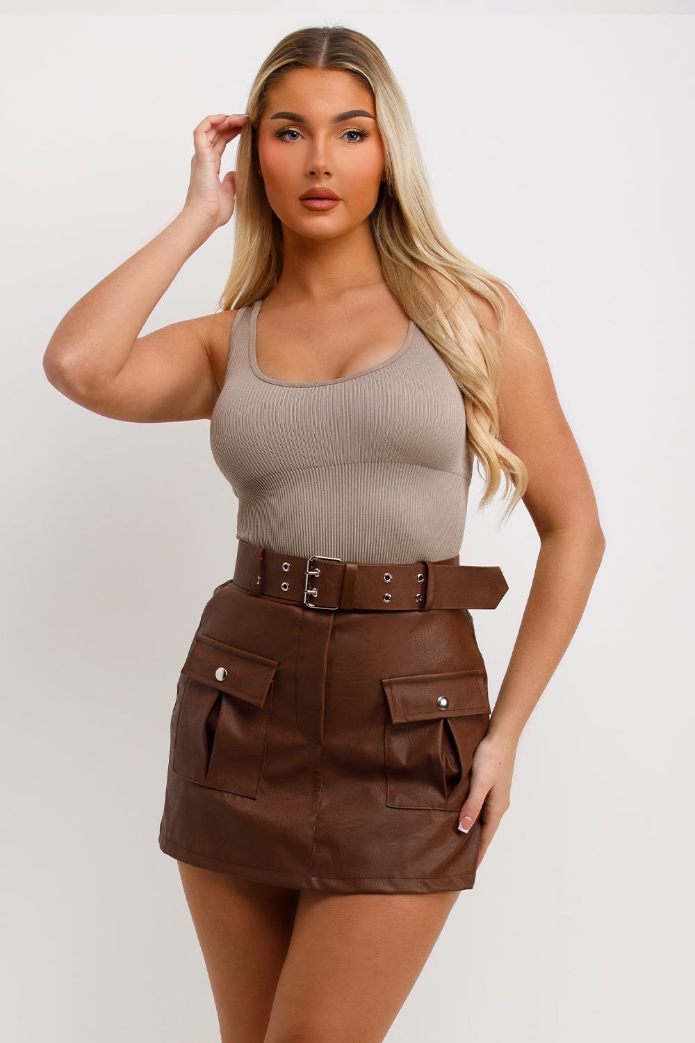 structured contour rib bodysuit top skims uk