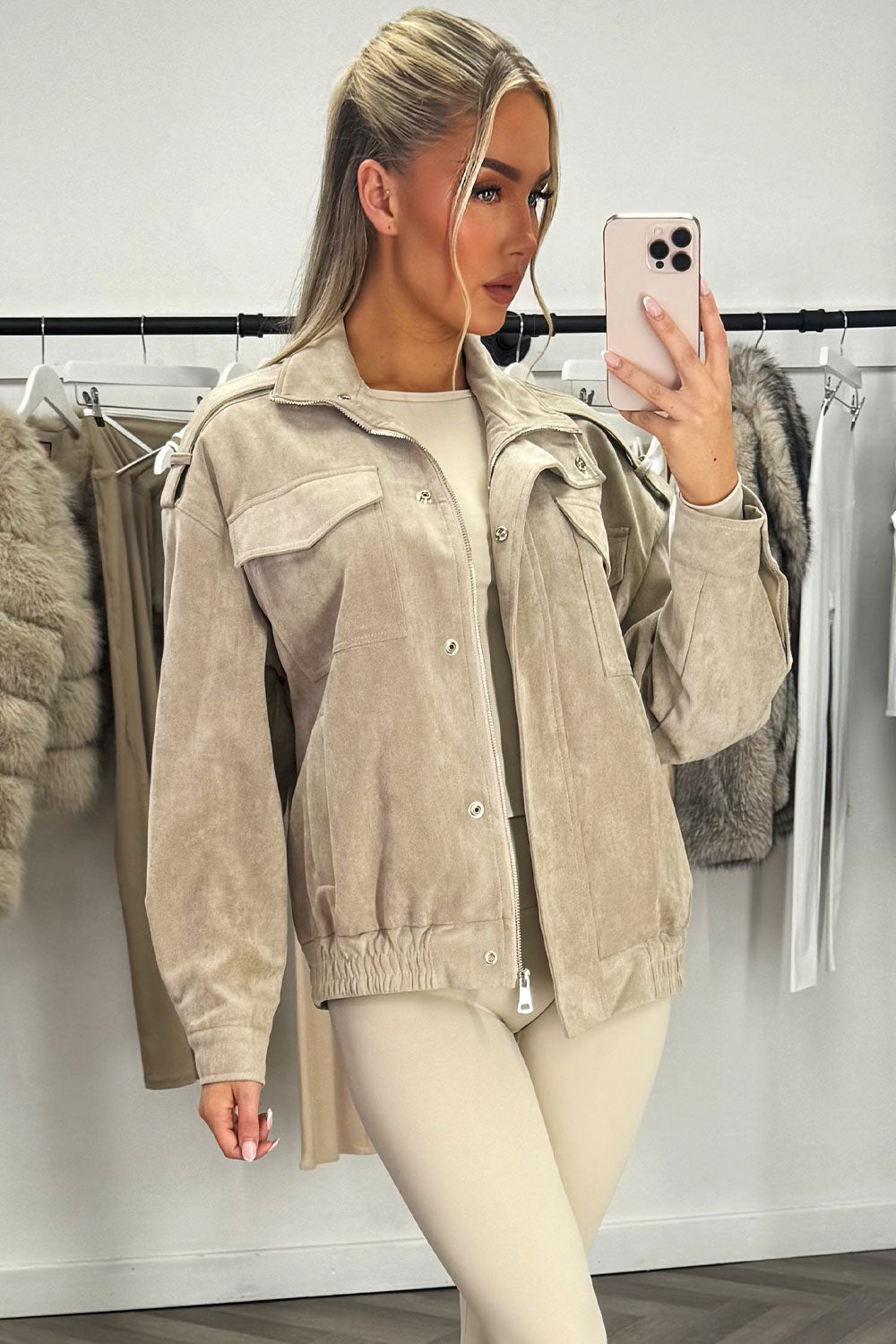 womens suede jacket zara uk styled up