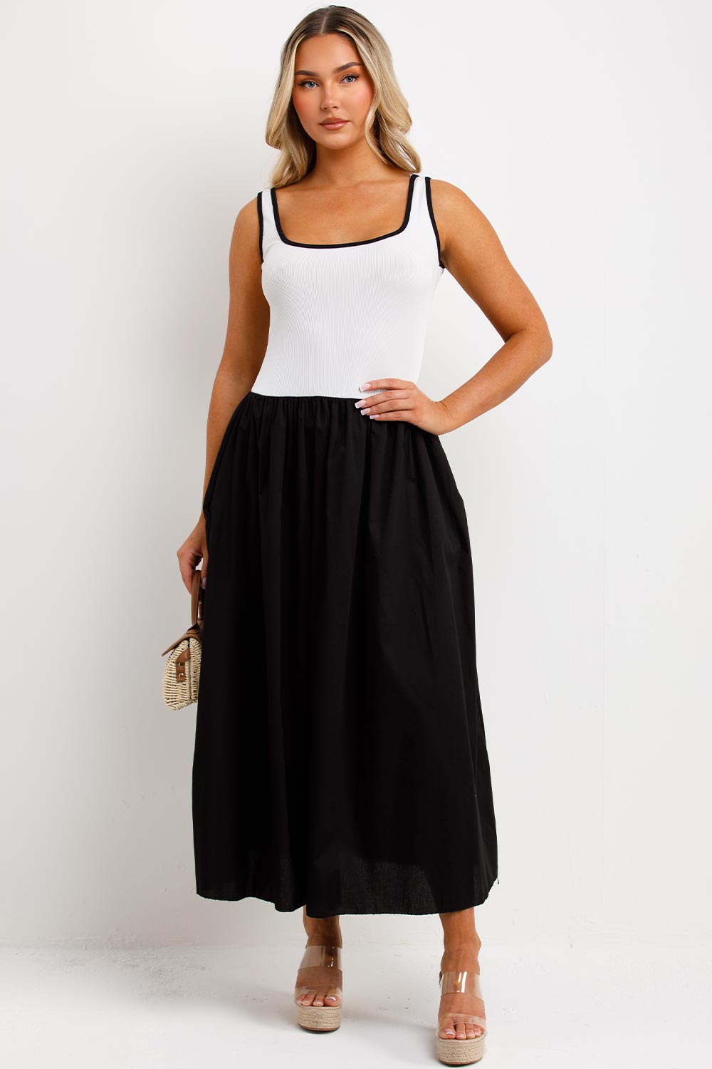 racer sleeveless summer holiday maxi dress styledup
