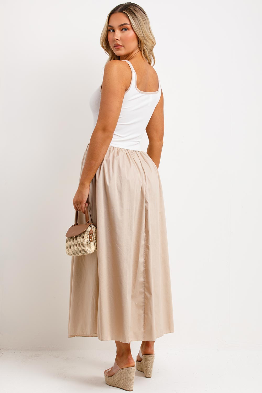 racer maxi dress summer holiday outfit