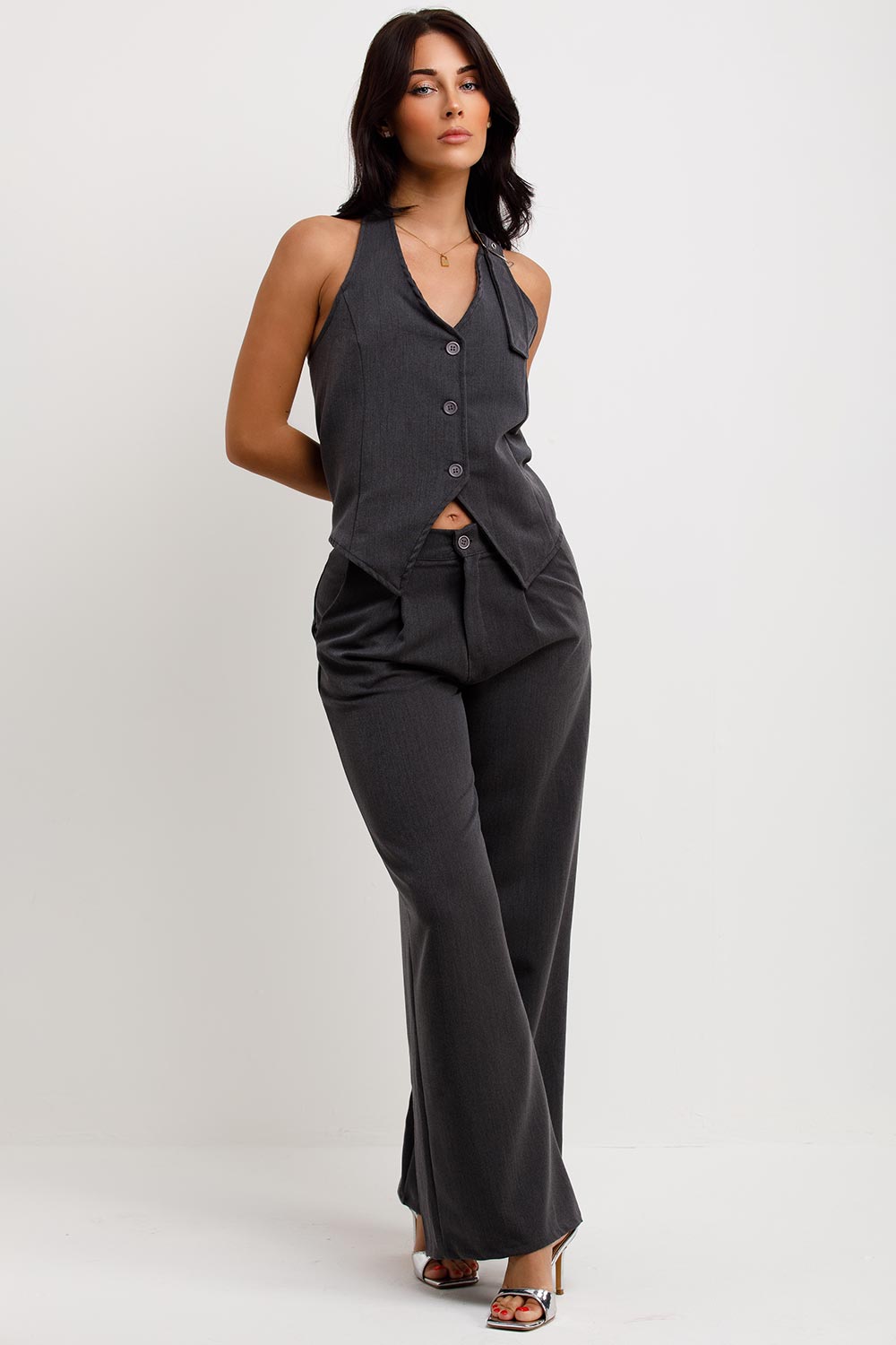waistcoat and trousers co ord set zara womens