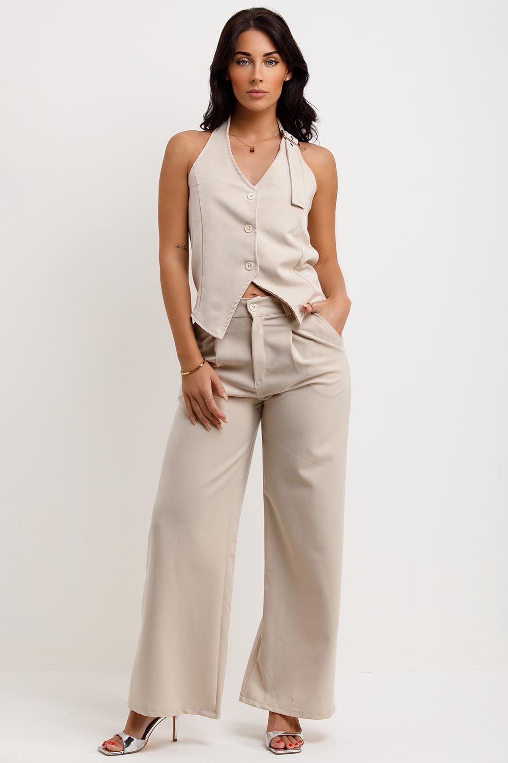 waistcoat and trousers co ord set