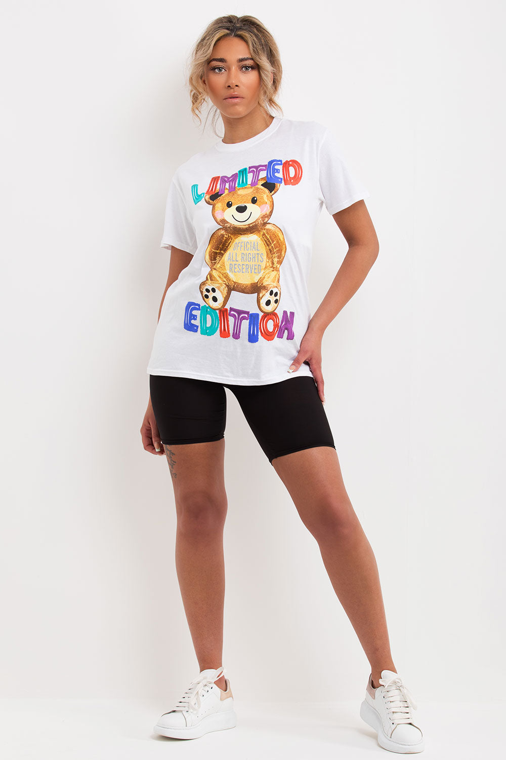 teddy bear limited edition oversized t shirt womens