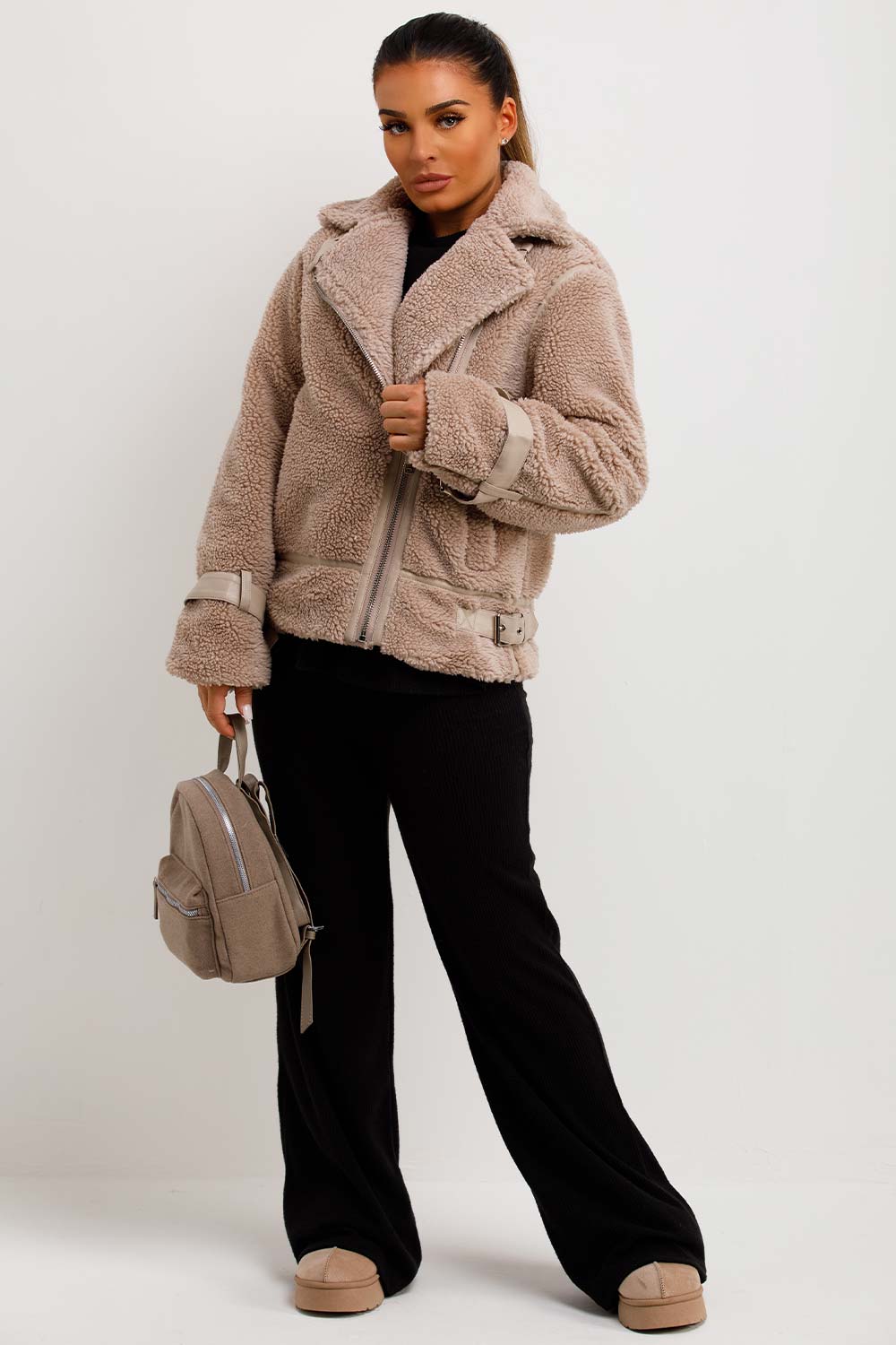 teddy coat womens