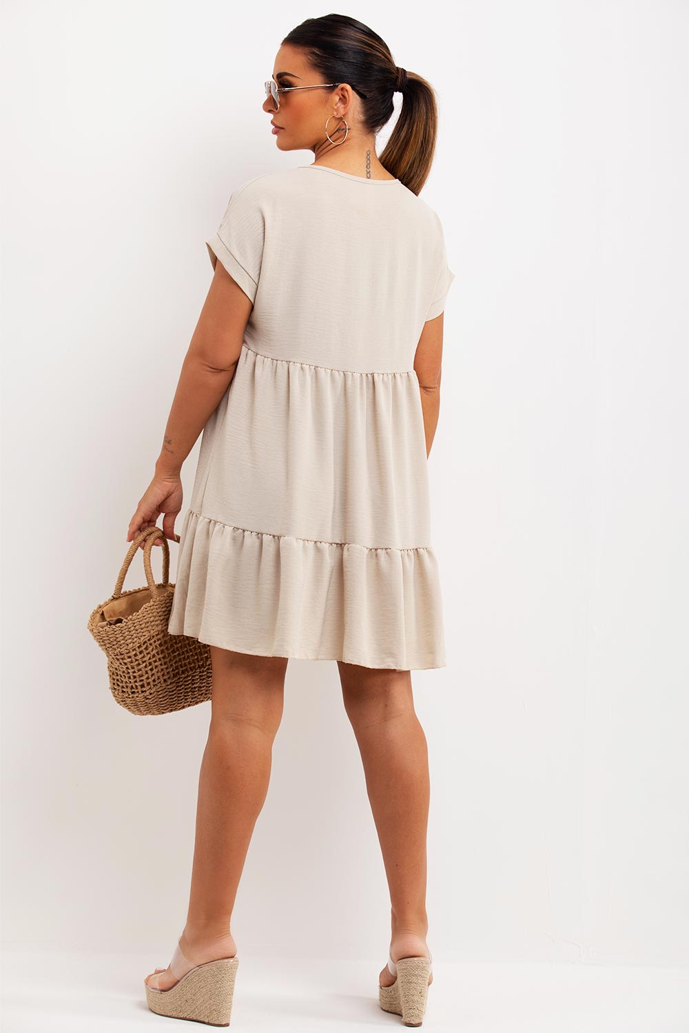 smock summer sun dress