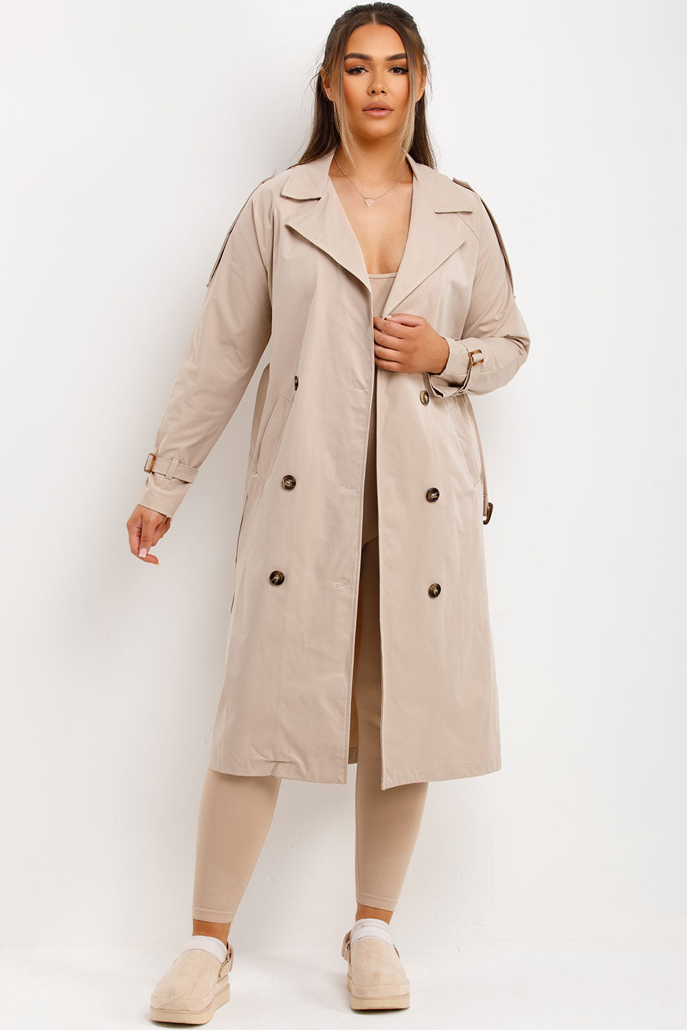 womens trench coat with belt