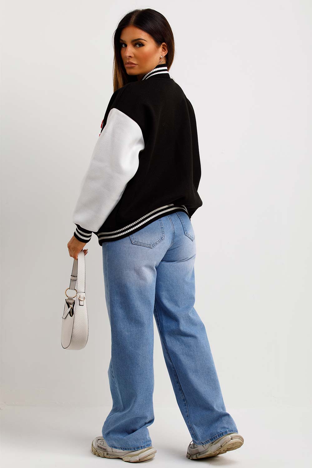 womens letterman bomber jacket sale