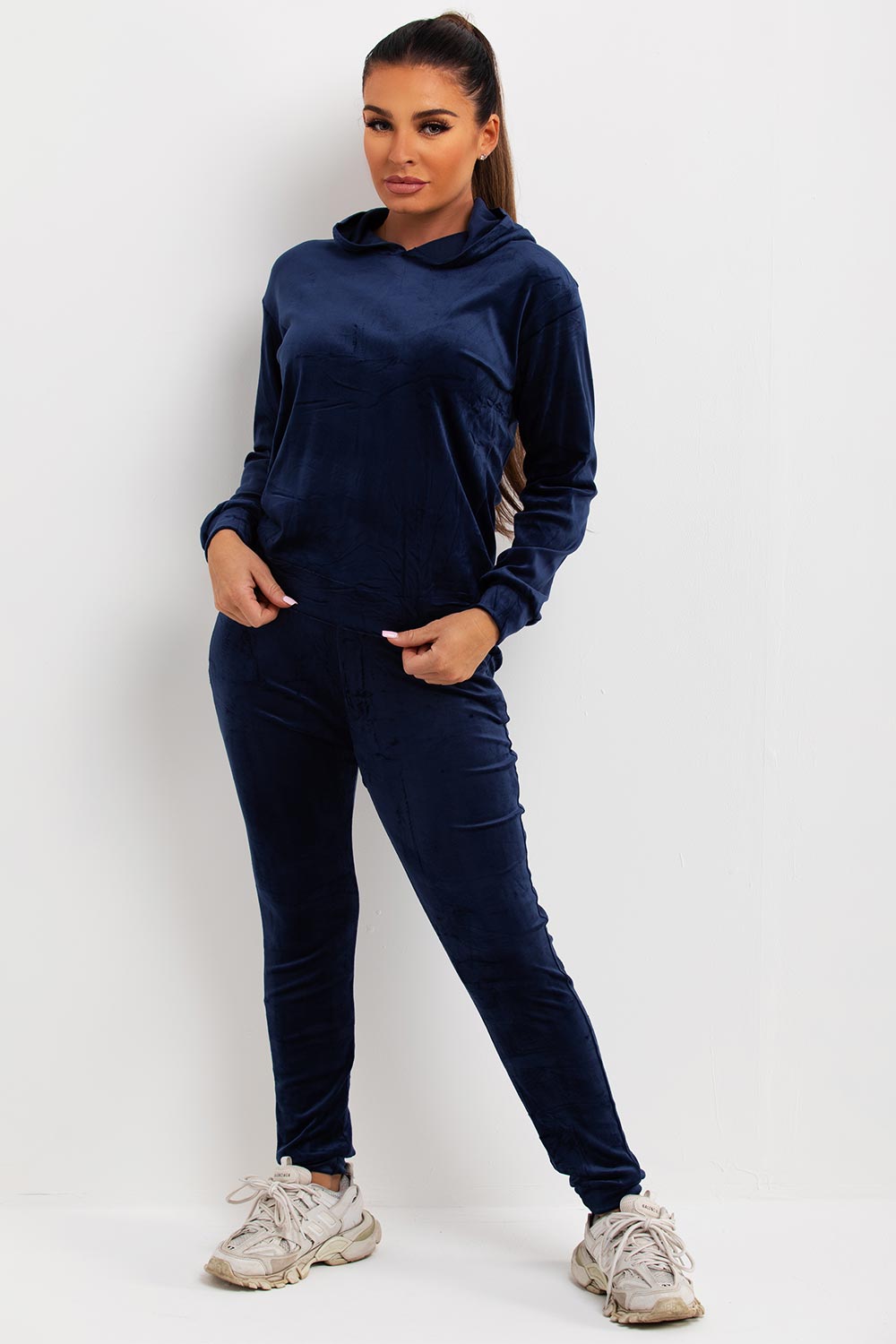 womens velour tracksuit velvet co ord