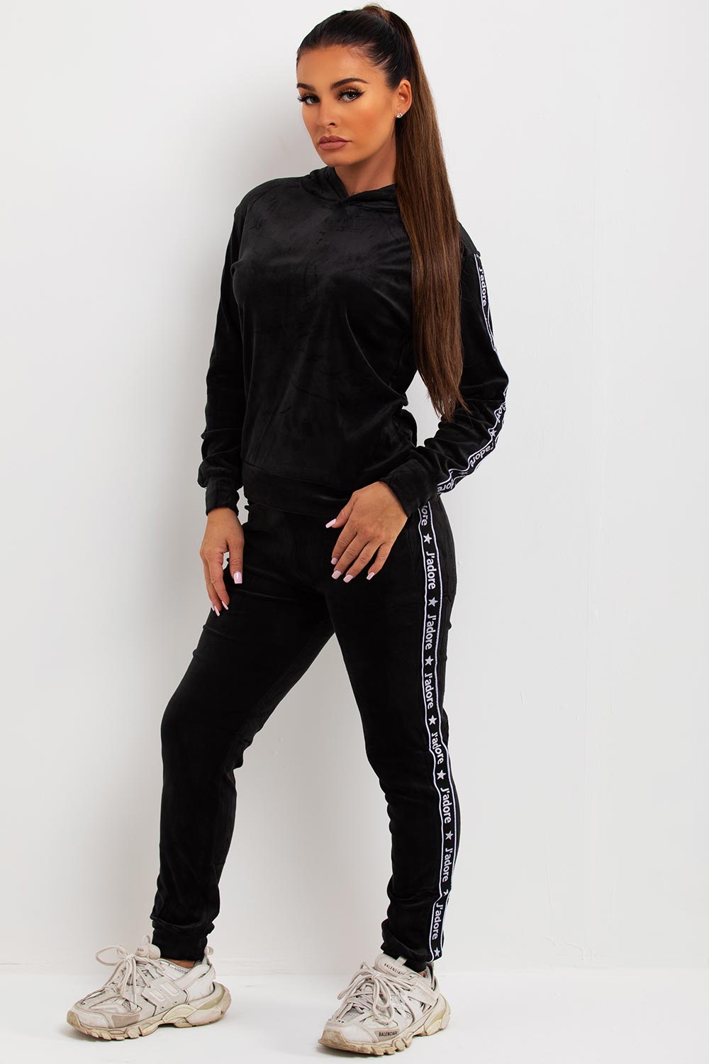 jadore velour tracksuit loungewear