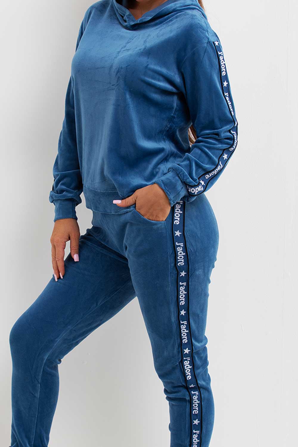 womens velour tracksuit co ord set