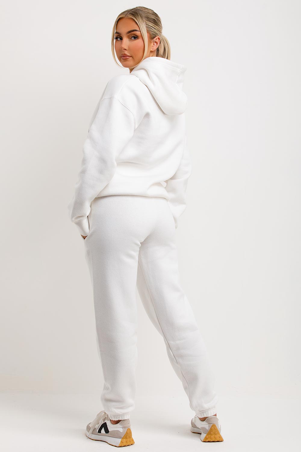 womens tracksuit hoodie and joggers co ord set