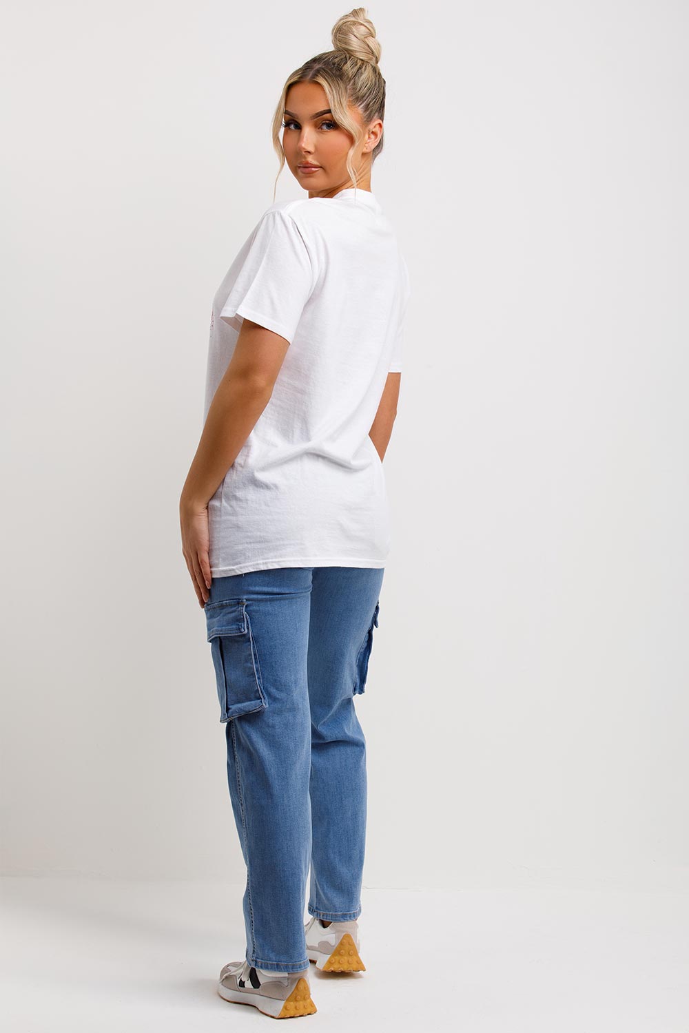 womens white t shirt with graphics