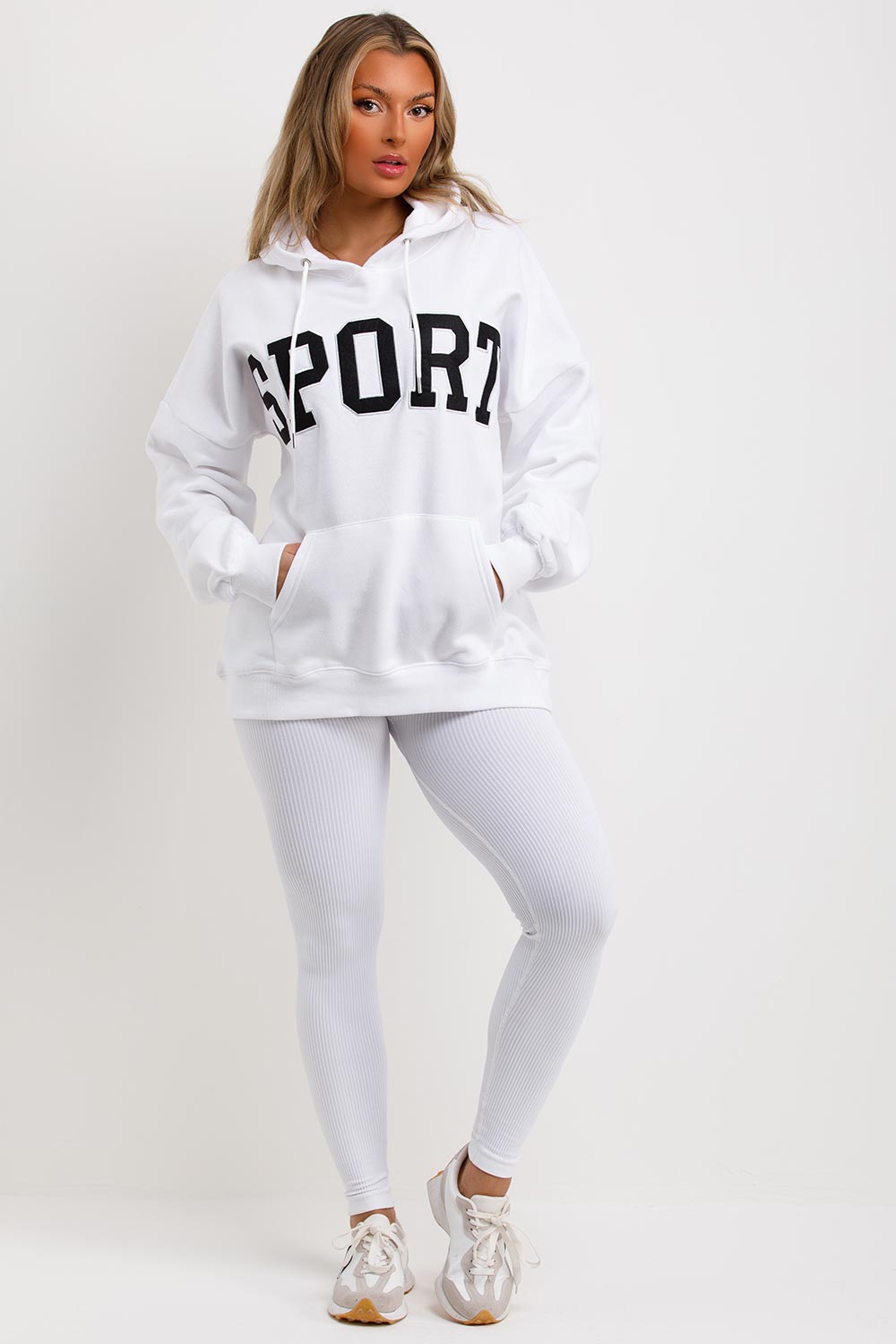 sport hoodie oversized sweatshirt