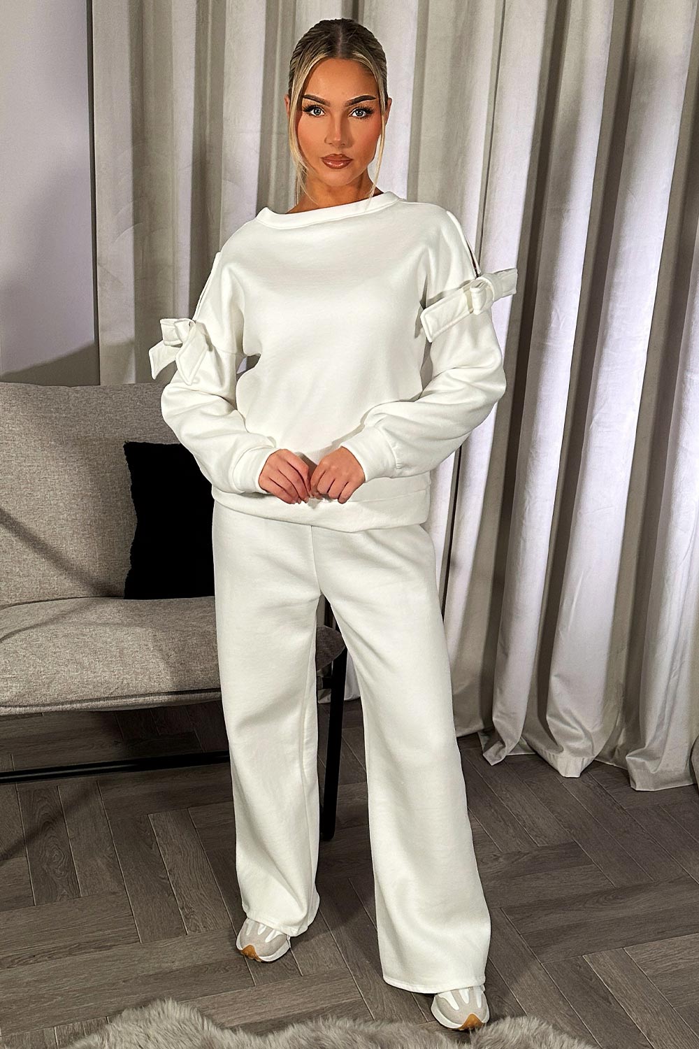 womens joggers and sweatshirt loungewear co ord set