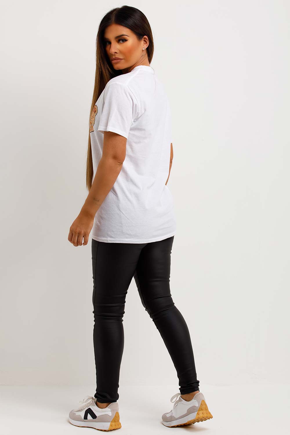 palm springs slogan and teddy bear t shirt