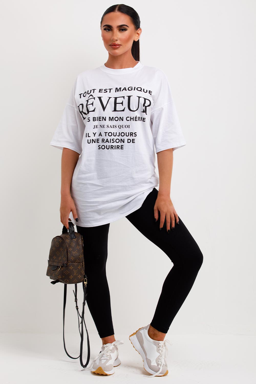 reveur print t shirt white