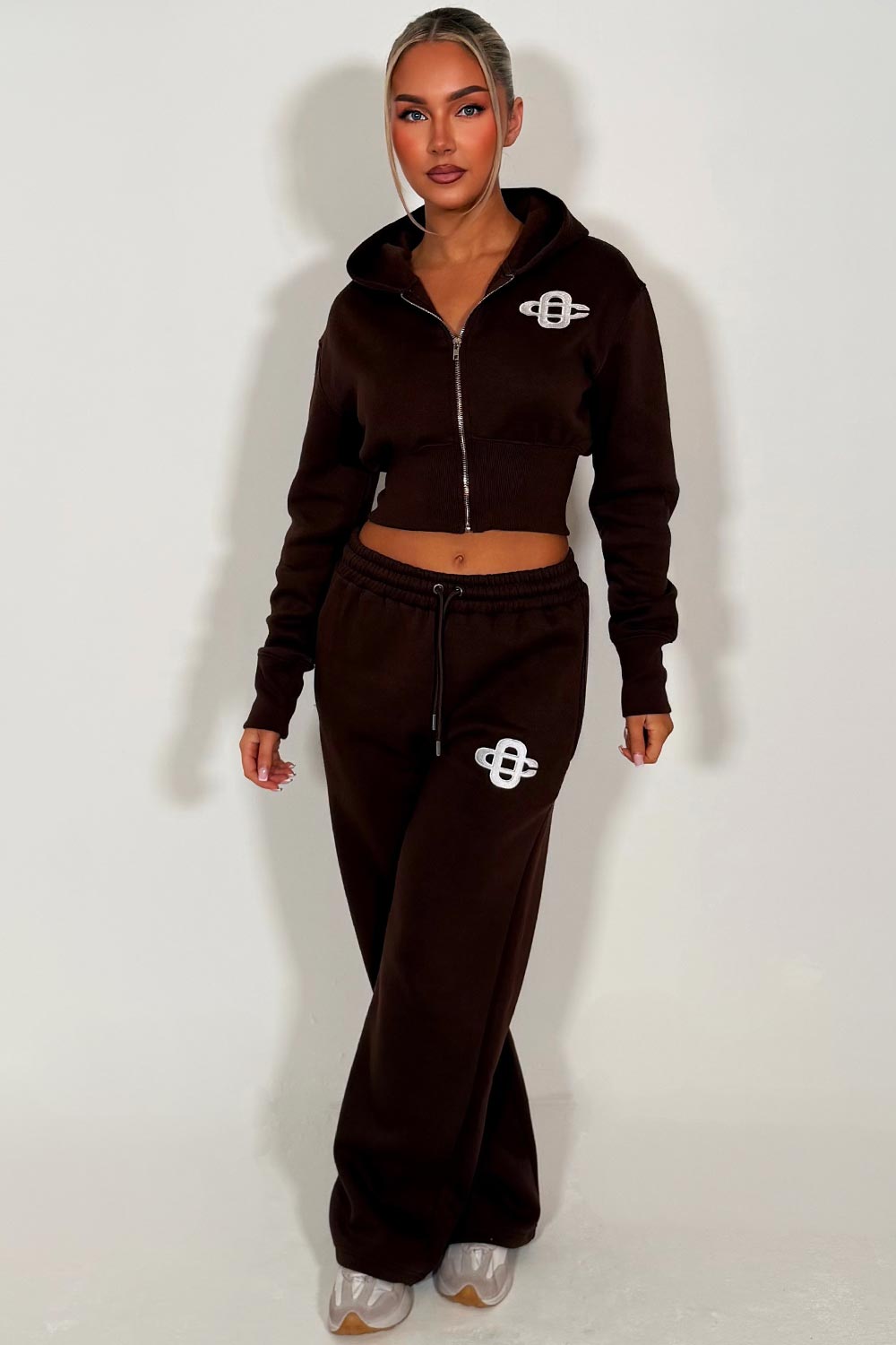 womens zara tracksuit set couture club