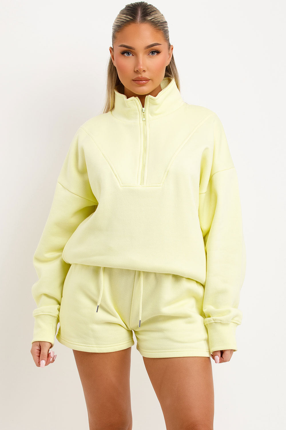 lemon short tracksuit womens khy inspired uk