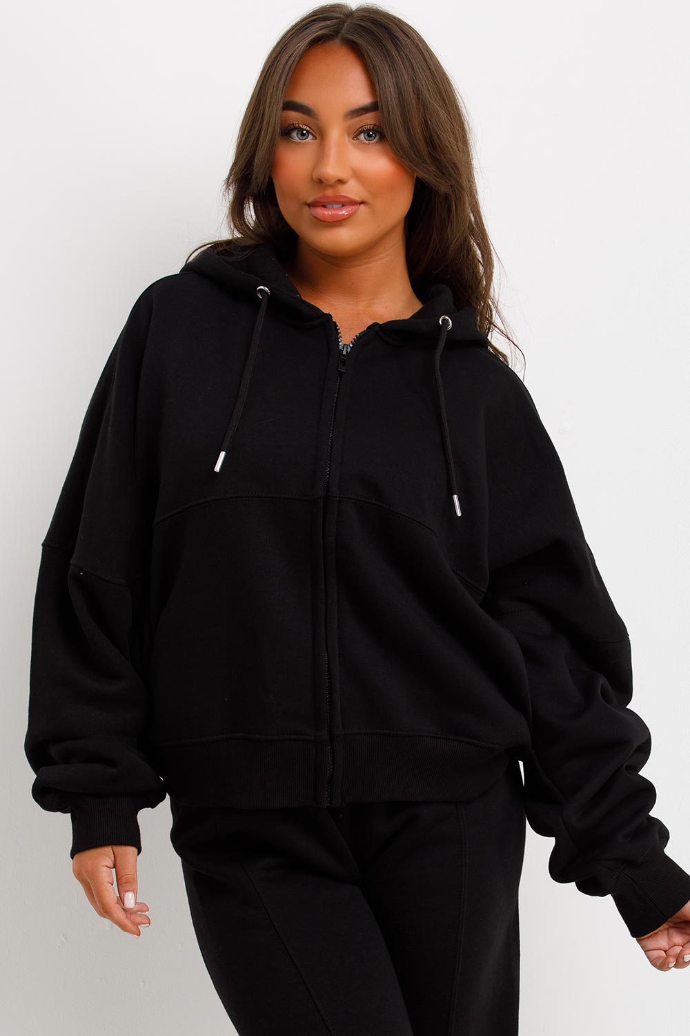 womens zara hoodie and joggers tracksuit loungewear set molly mae outfit