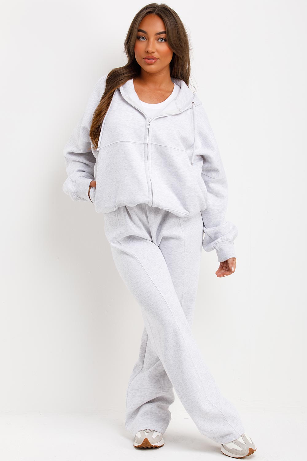 maebe zip hoodie and wide leg joggers tracksuit lounge set sale