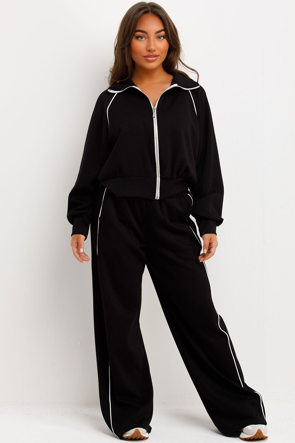 piping detail adanola tracksuit womens