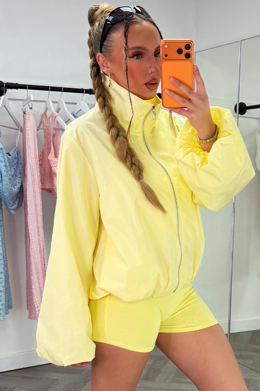 womens jacket wind breaker styledup