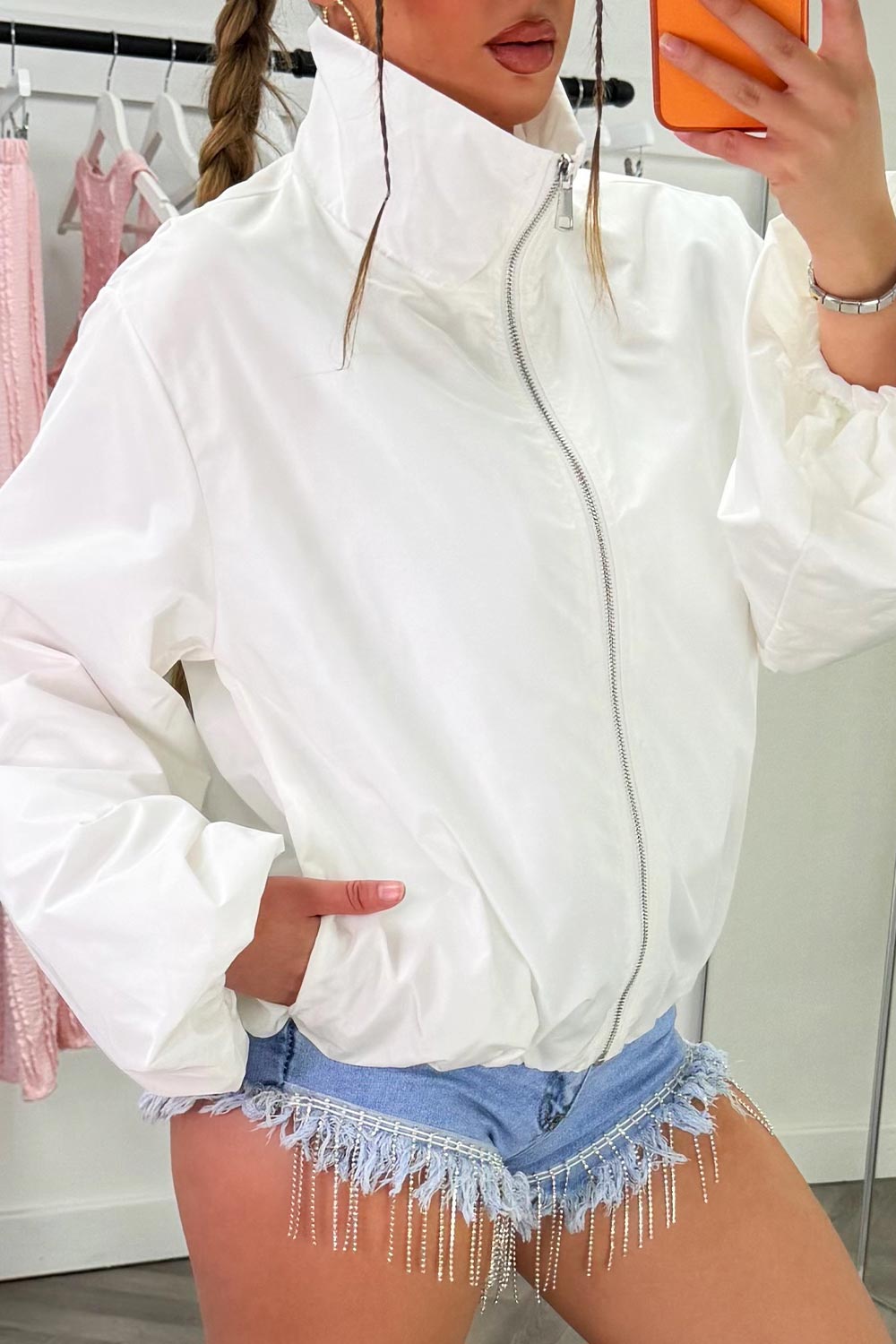 womens summer jacket festival wind breaker uk