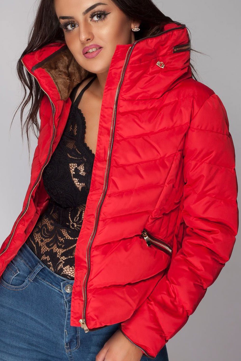plus size puffer coat