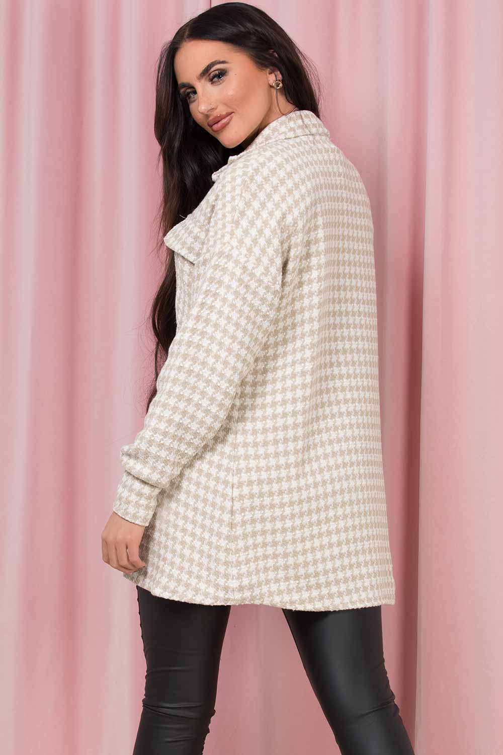 dogtooth shacket womens