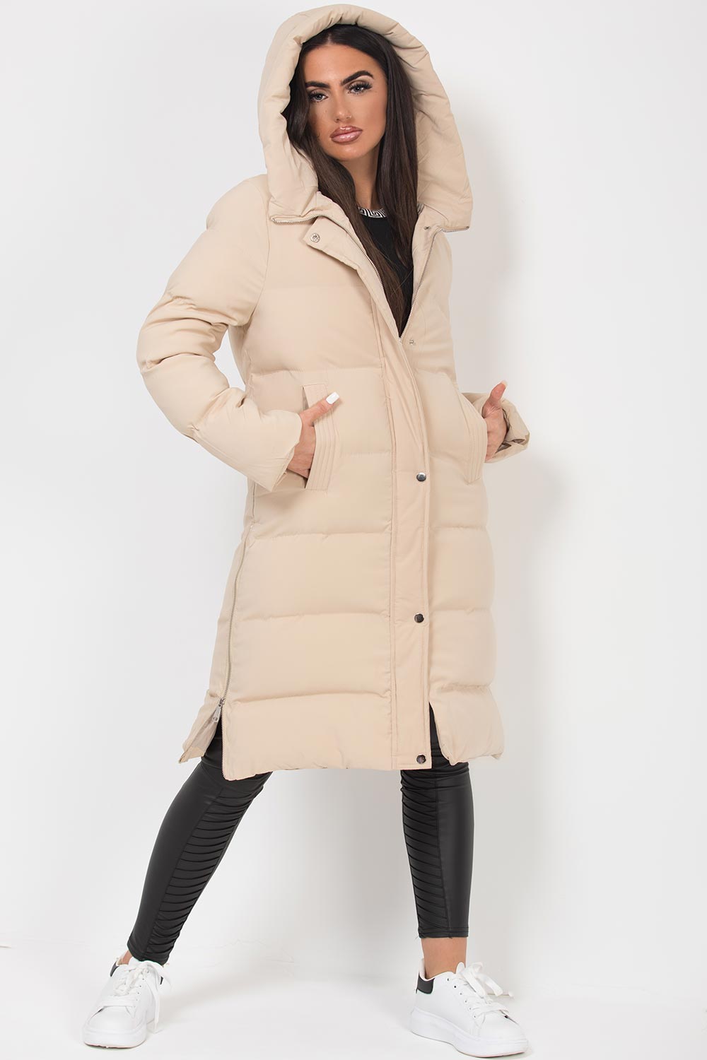 long padded coat womens uk