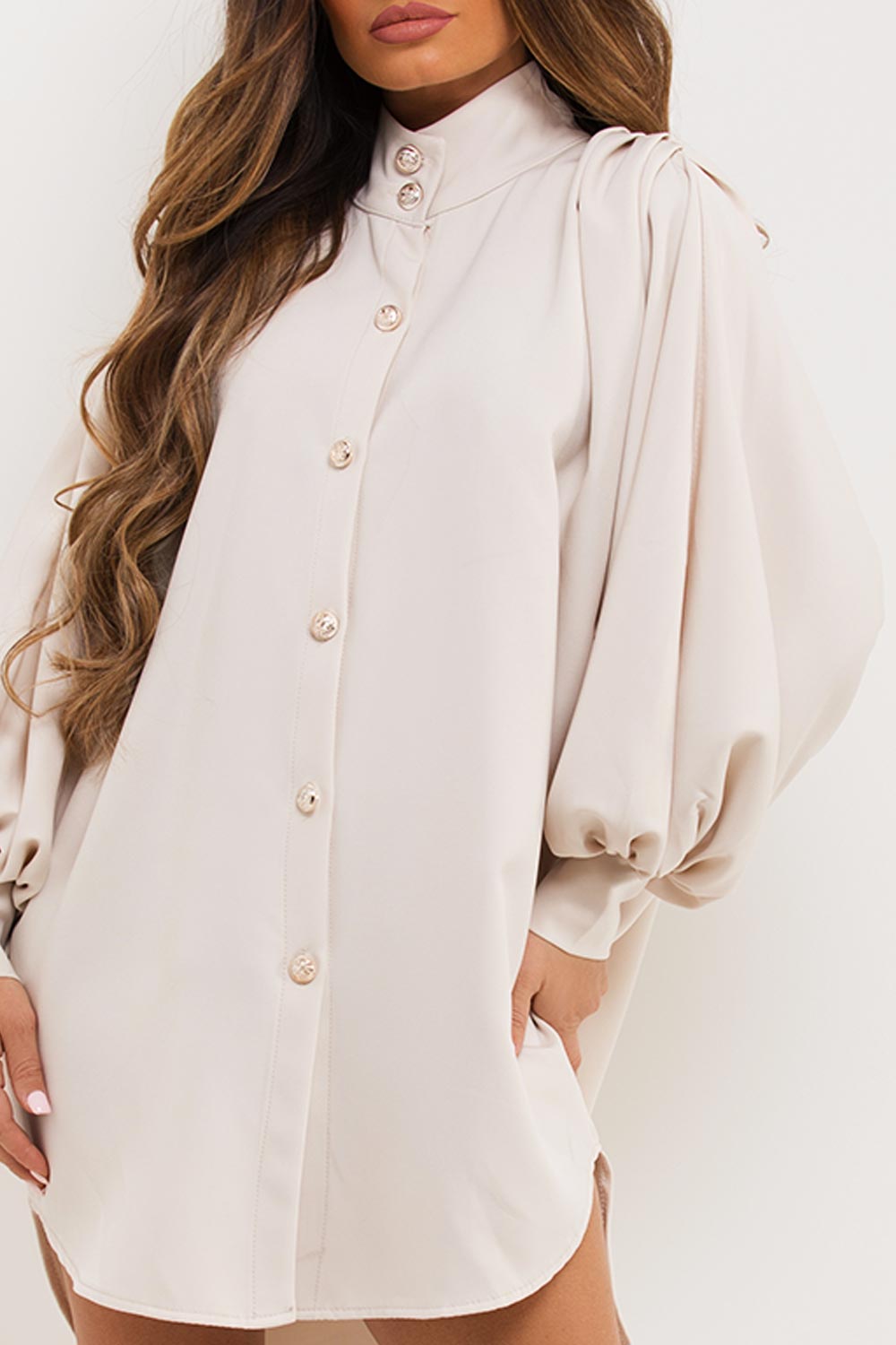 womens oversized shirt dress