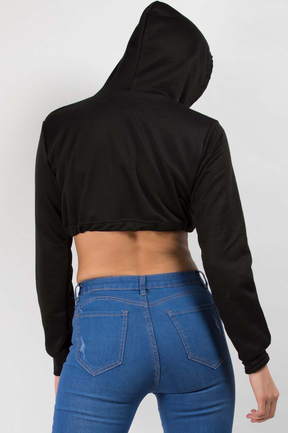 Oversized Drawstring Waist Hoodie