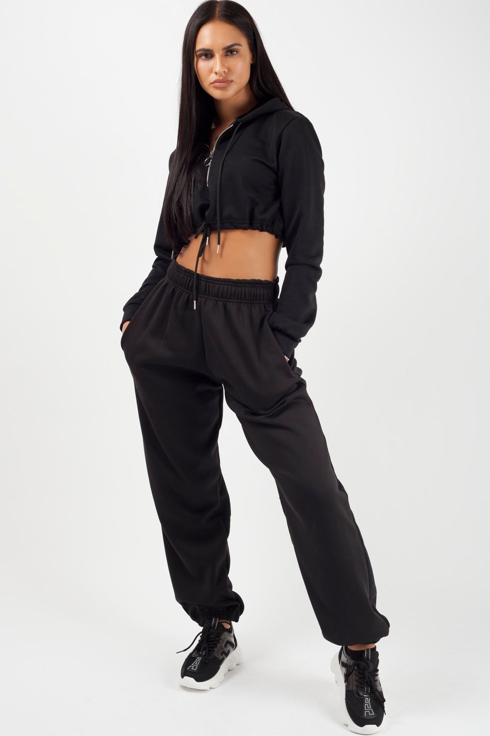 black joggers womens