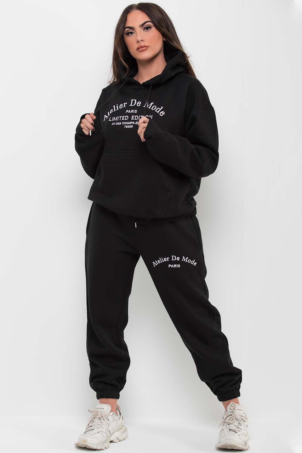 limited edition slogan loungewear set womens