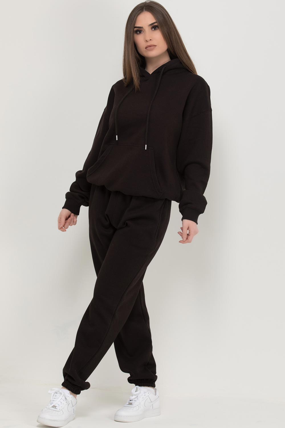 oversized hooded sweatshirt and joggers set