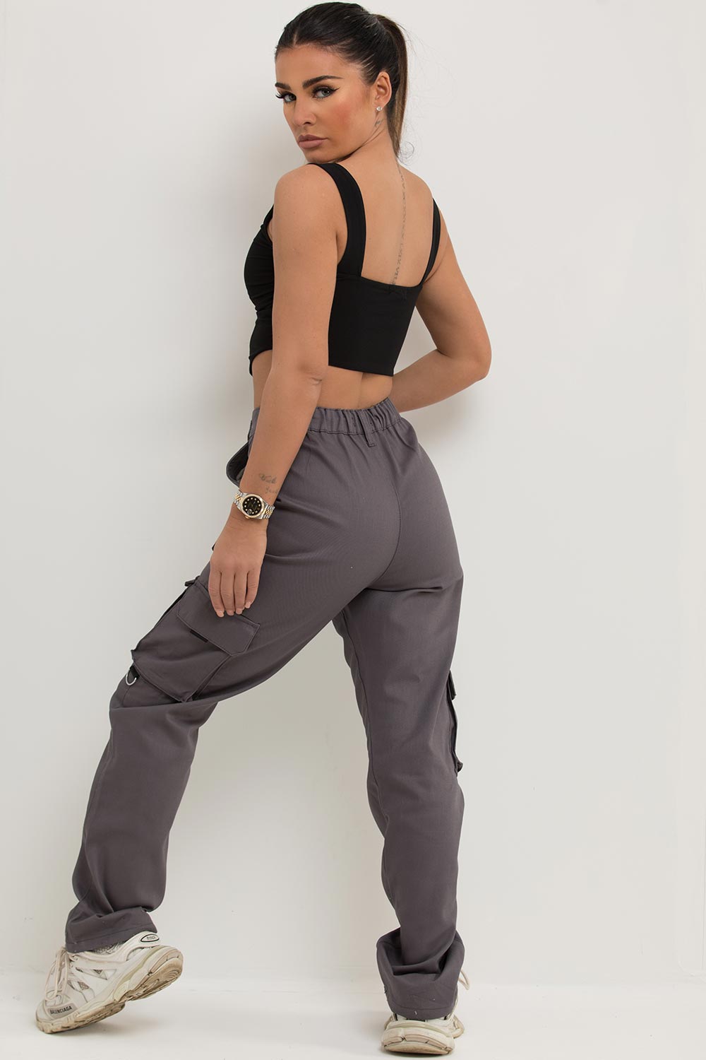 sheer mesh corset top