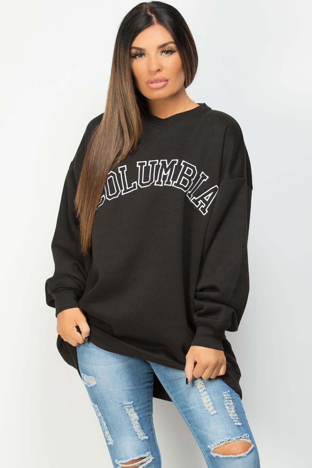 oversized sweatshirt black