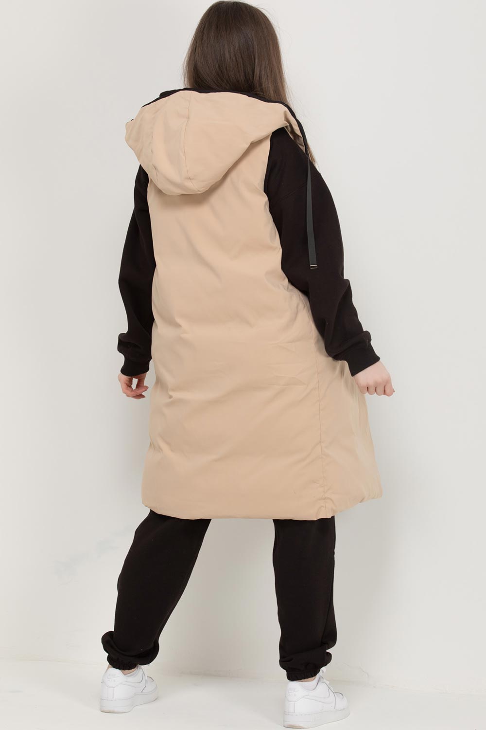 long padded gilet womens