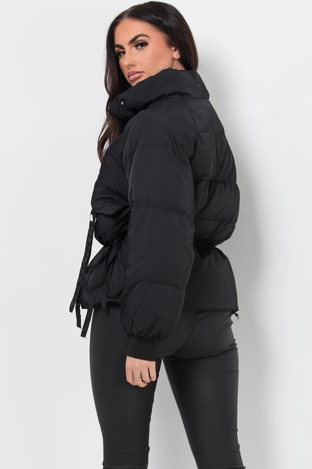 black puffer jacket womens