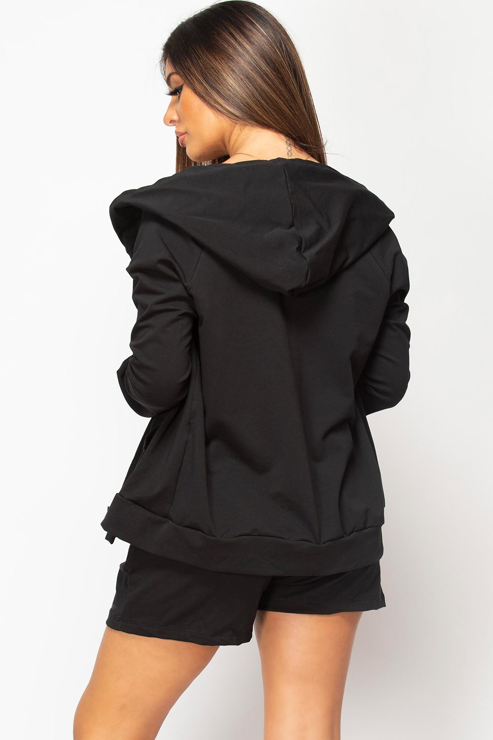 black loungewear set