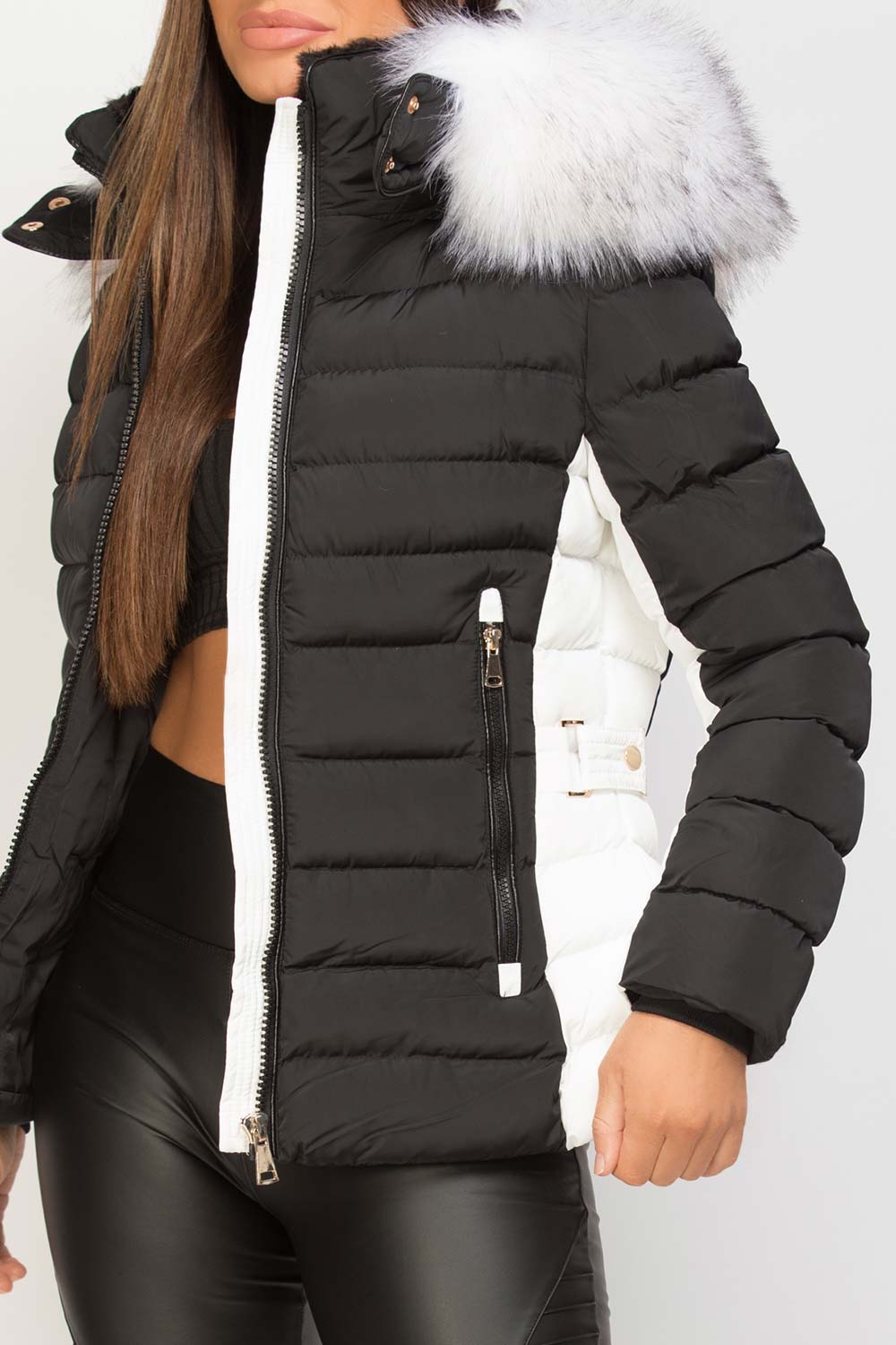 puffer padded jacket womens