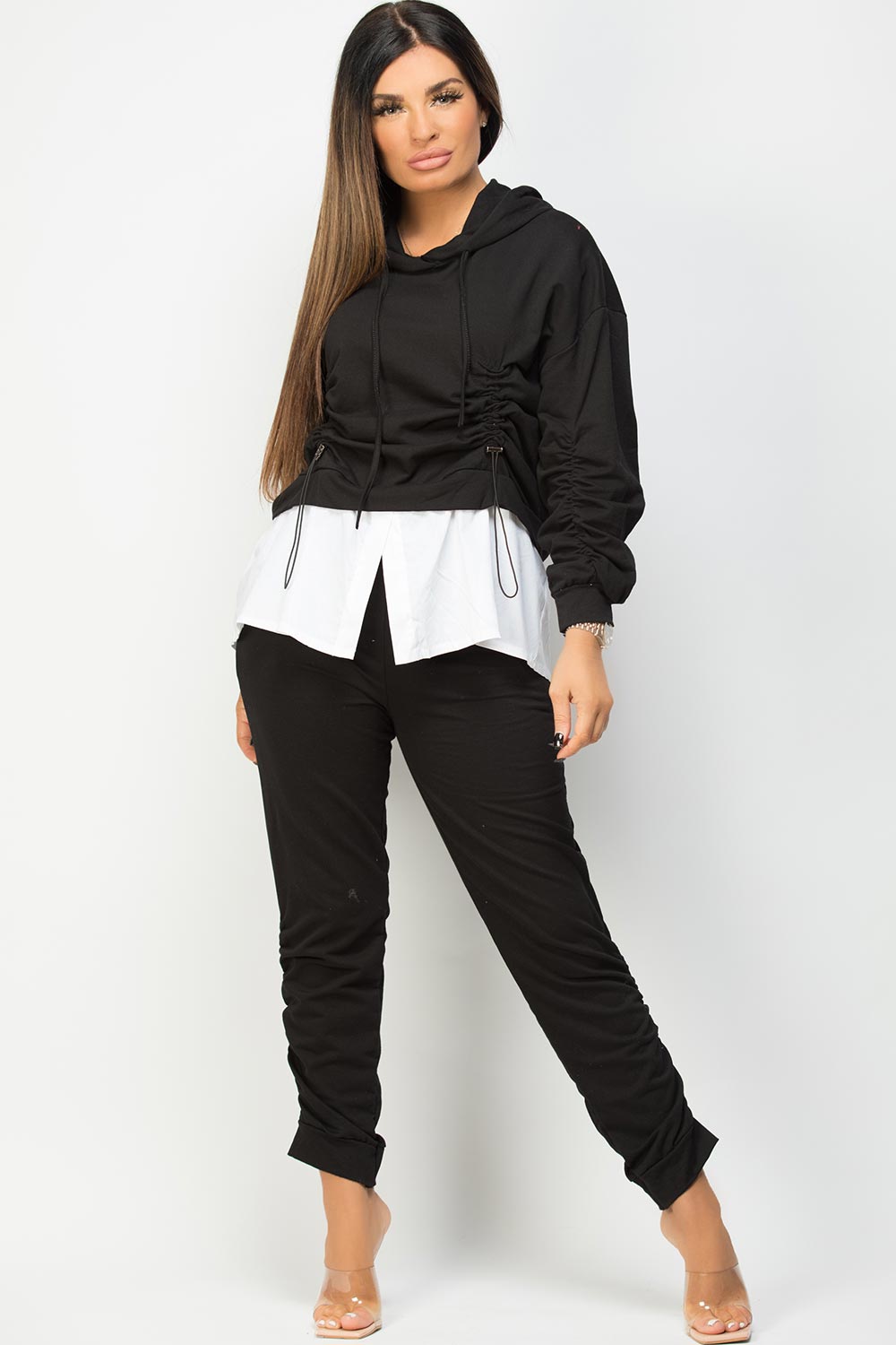 loungewear set black
