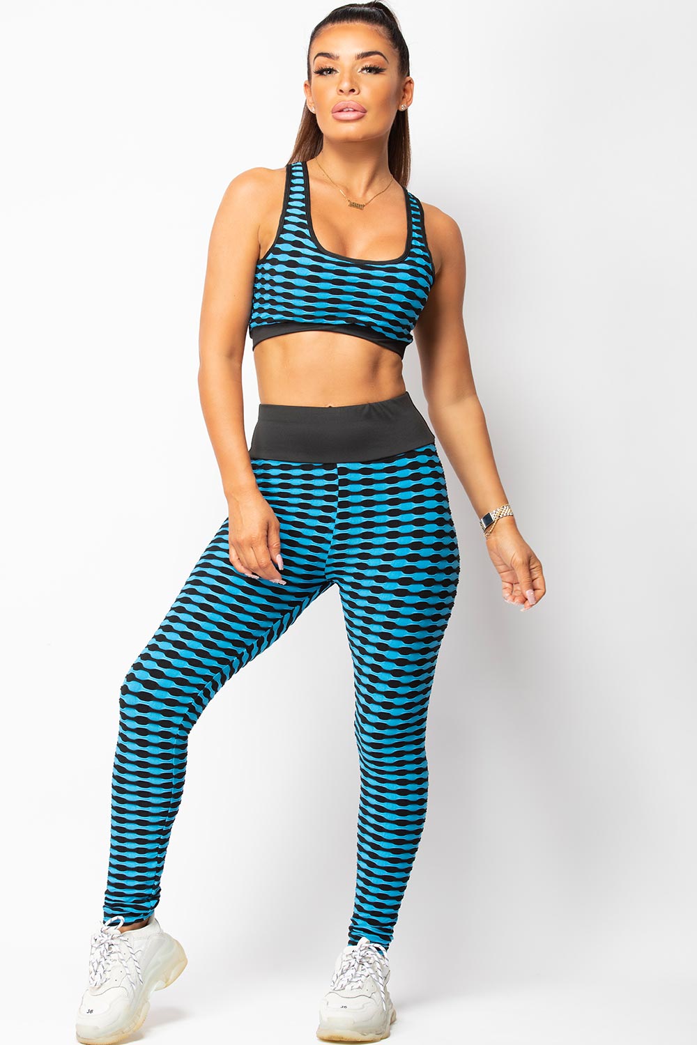 blue booty boost leggings womens