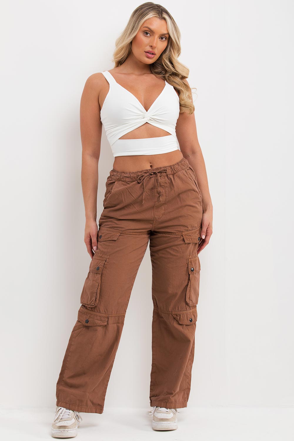 cargo trousers with side pockets