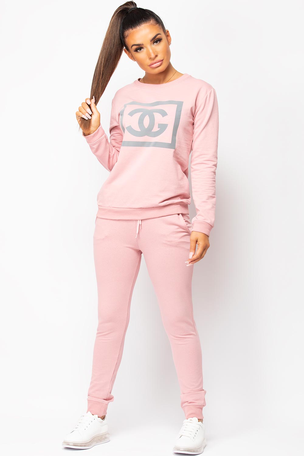 CG reflective slogan loungewear set