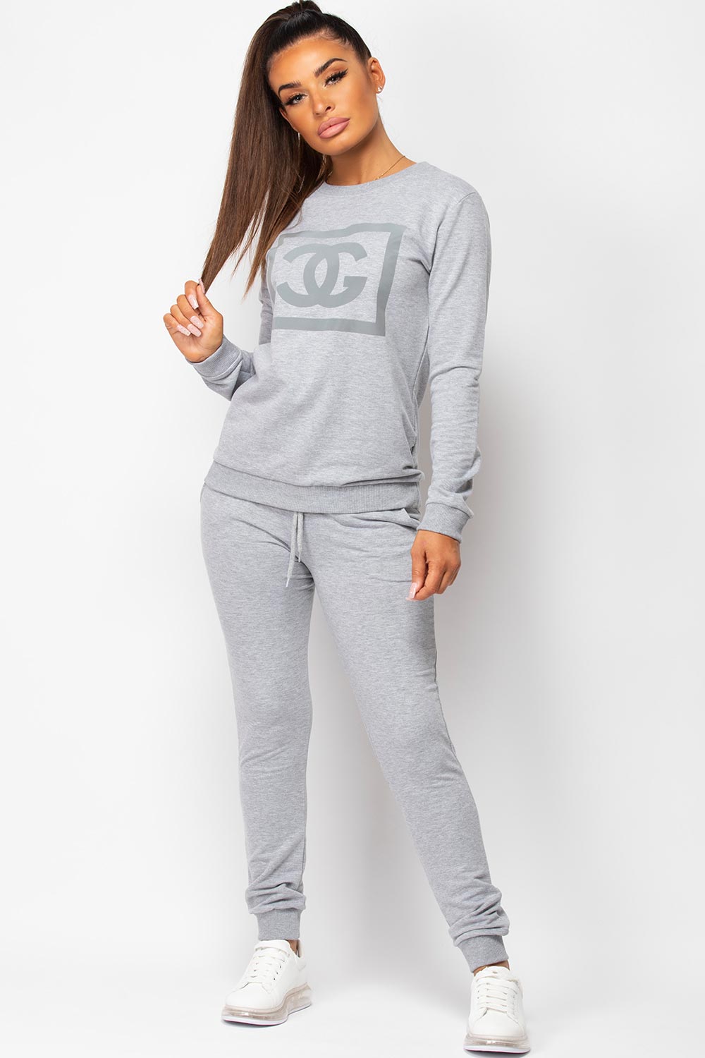 womens cg slogan tracksuit