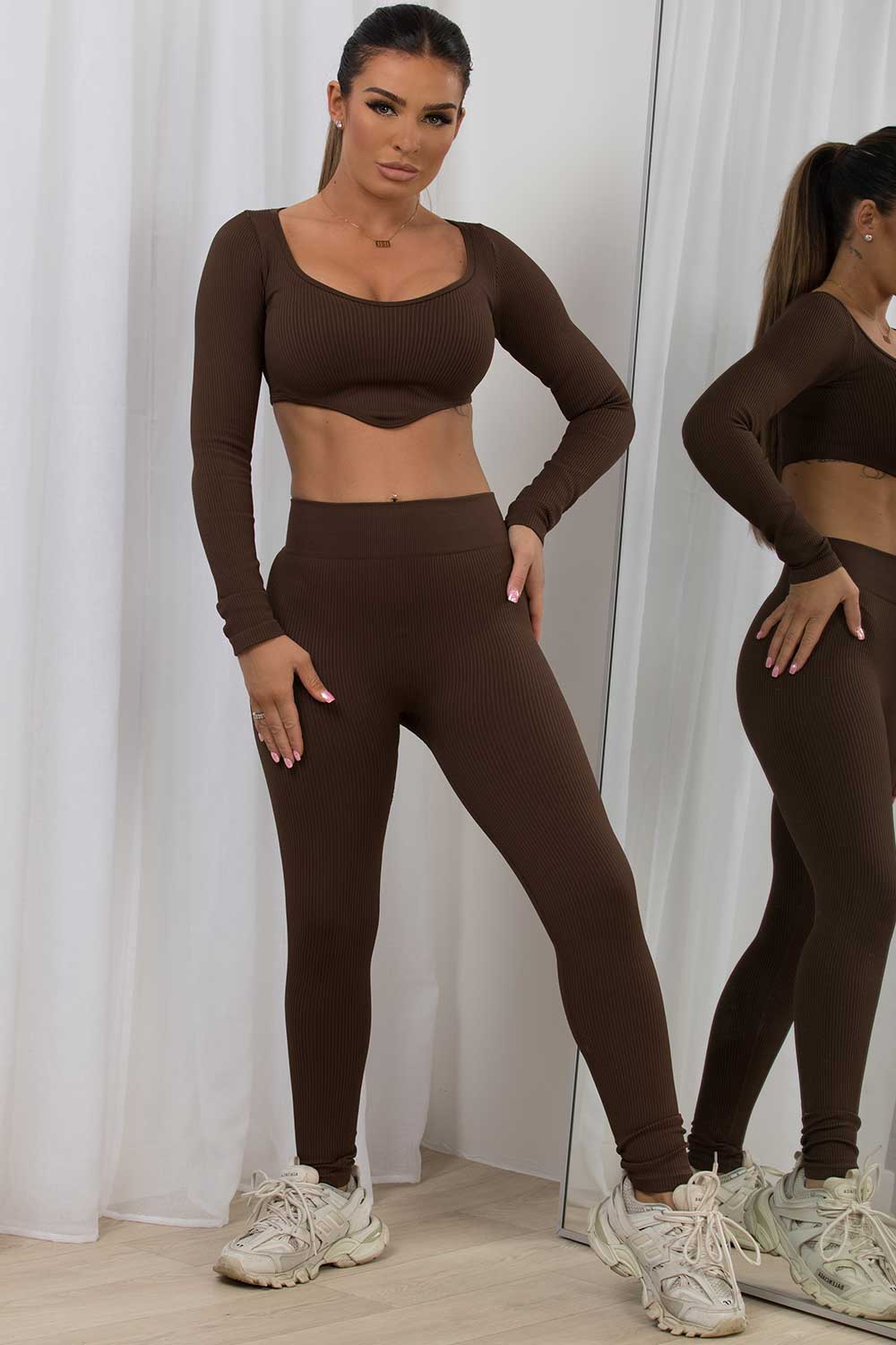 womens zara lounge set gym wear